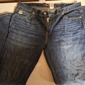 Cinch Men's Relaxed Fit Medium Blue Jeans